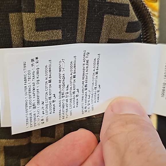 Fendace(Fendi/Versace collab) Monogrammed Full-zip Hoodie Sweatshirt Size M - Picture 10 of 12